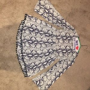 Snake skin print summer dress